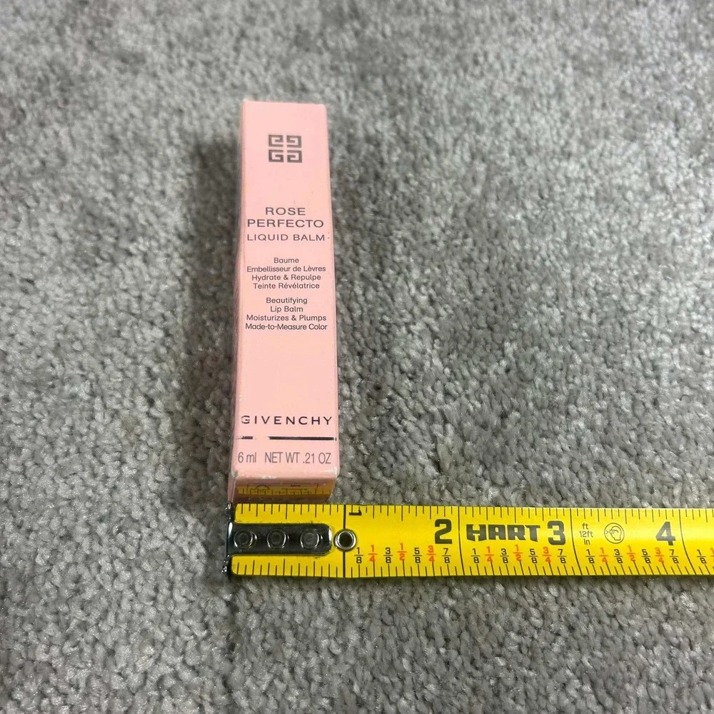 Givenchy Rose Perfecto Liquid Balm‎ Pink Marbled Plumping Lip Gloss 6ml 0.21oz
